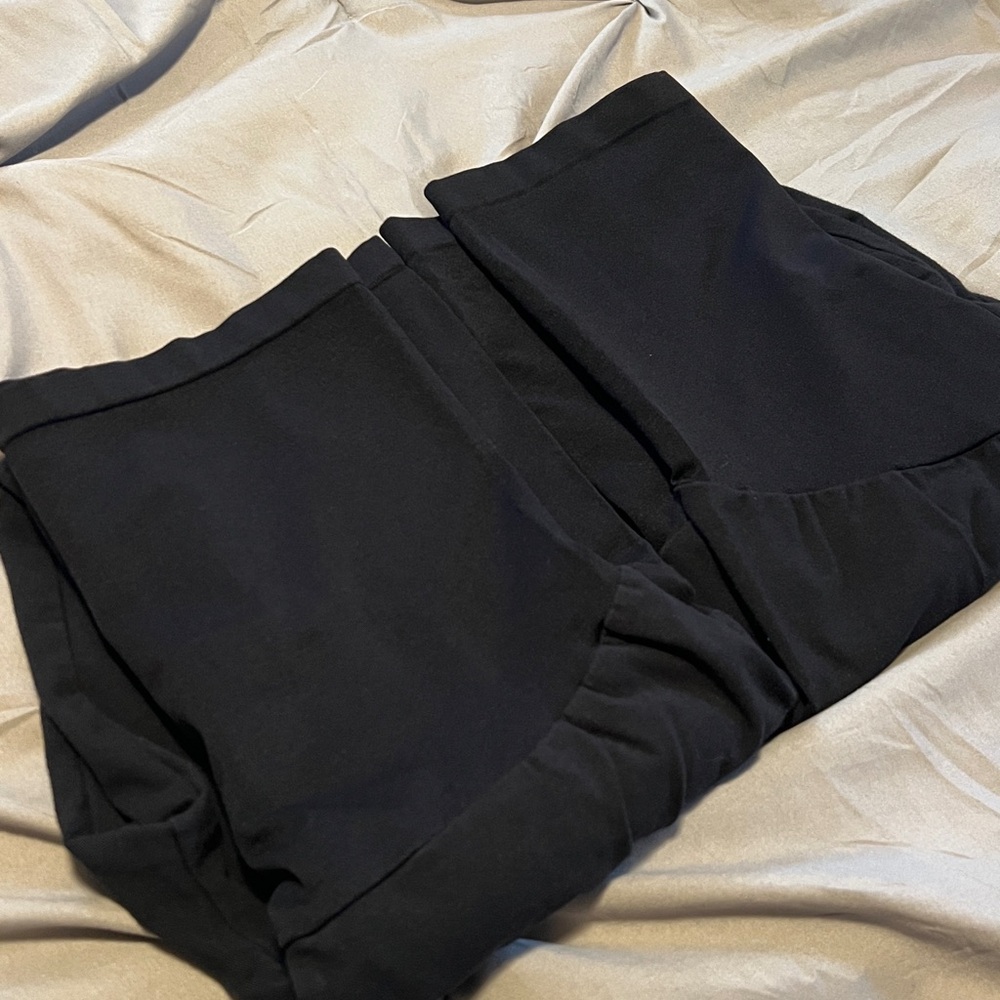 Emma’s Expression Black Maternity Bundle 2 Pairs Of Leggings - Picture 8 of 9